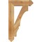 Ekena Millwork Balboa Arts & Crafts Rough Sawn Bracket, Western Red Cedar, 4"W x 18"D x 30"H BKT04X18X30BOA03RWR - alternate 2